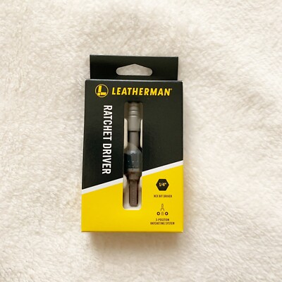 Leatherman Ratchet Driver 1/4 Hex Bit 931032 BRAND NEW IN BOX