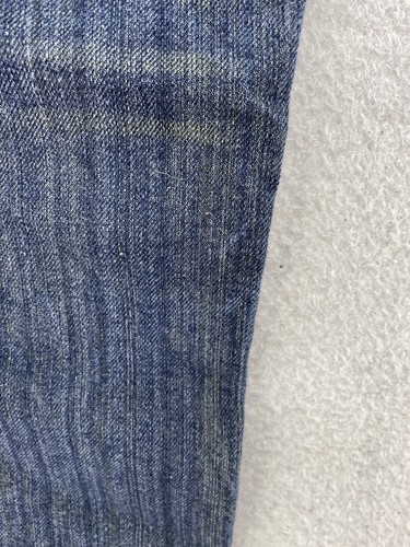 Fusai Mens Size 32x29* Shrunken Dark Wash Straight Leg Denim Jeans - Picture 6 of 12