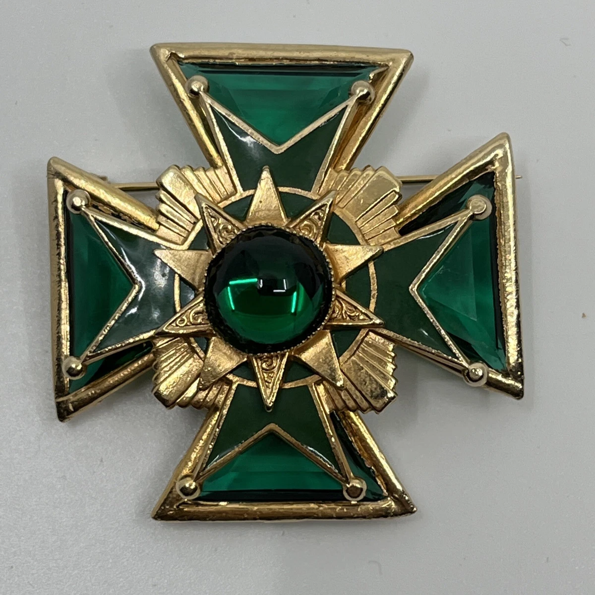 Maltese cross hotsell brooch