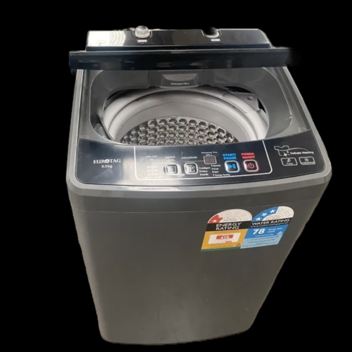 EUROTAG 6kg Top Load FULL AUTOMATIC Washing Machine GRAPHITE COLOUR Sale RRP$799 - Picture 4 of 5