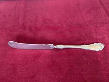 1847 ROGERS BROS A1 BERKSHIRE 1895 TWISTED HANDLE MASTER BUTTER KNIFE SPREADER