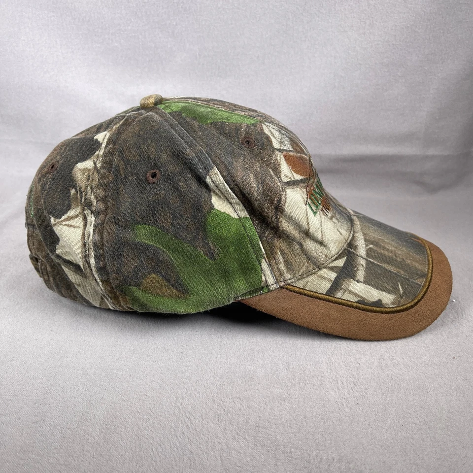 Boné Realtree Camuflado Masculino Tamanho Único Verde Strapback Caça Madeira Floresta - Imagem 4 de 4