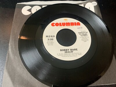 45 PROMO Bobby Bare ''Healin' '' COLUMBIA NM