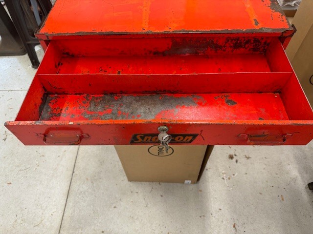 Vintage Snap On KR-420 2 Drawer Middle Intermediate Riser Box With Keys ...