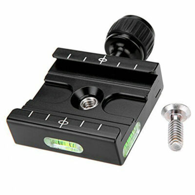 Adapter Plate Square Clamp with Gradienter for Tripod Ball Head Arca Swiss 