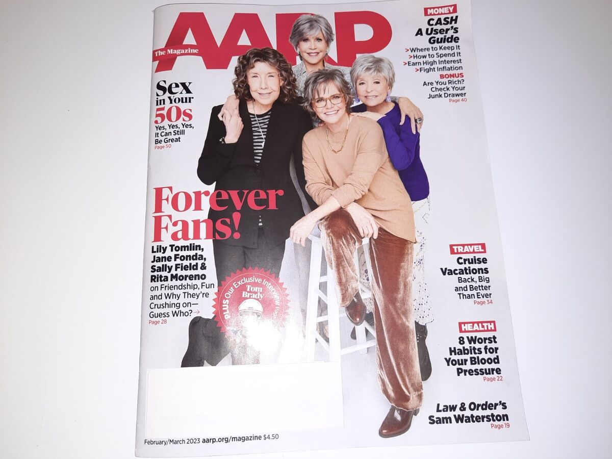 AARP Magazine Feb/March 2023 Sally Field Jane Fonda Lily Tomlin