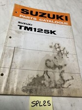 Suzuki TM125K 125 TM Parts Catalog Spare List