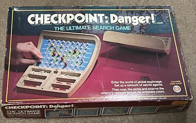 Checkpoint: Danger! The Ultimate Search Board Game 1978 War 2 Players ...