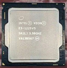 Intel Xeon E3 1225V5 CPU Processor SR2LJ 4 Cores 3.3 GHz 8MB Cache LGA1151