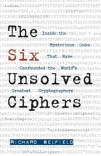 The Six Unsolved Ciphers: Inside the Mysterious Codes That Have Confounde - GOOD