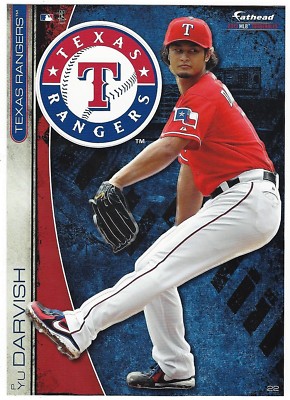 YU DARVISH TEXAS RANGERS JAPAN FATHEAD TRADEABLES REMOVABLE STICKER 2013 #22