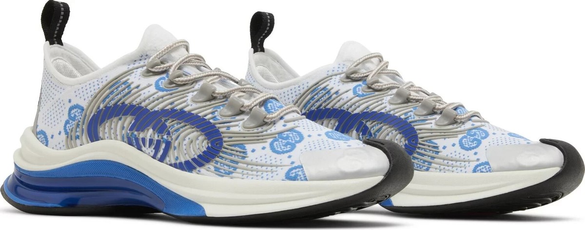 Gucci Run Limited Edition Sneaker White Blue US Size 12