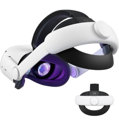 KIWI Design Deluxe Cushioned Head Halo Strap for Oculus Meta Quest 2 Accessories