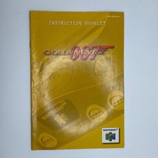 Goldeneye 007 Nintendo 64 N64 Instruction Manual Booklet ONLY James Bond