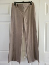  NEW ANN TAYLOR LOFT Gray Julie Trouser Curvy Thru Hip Pants Size 8 NWT