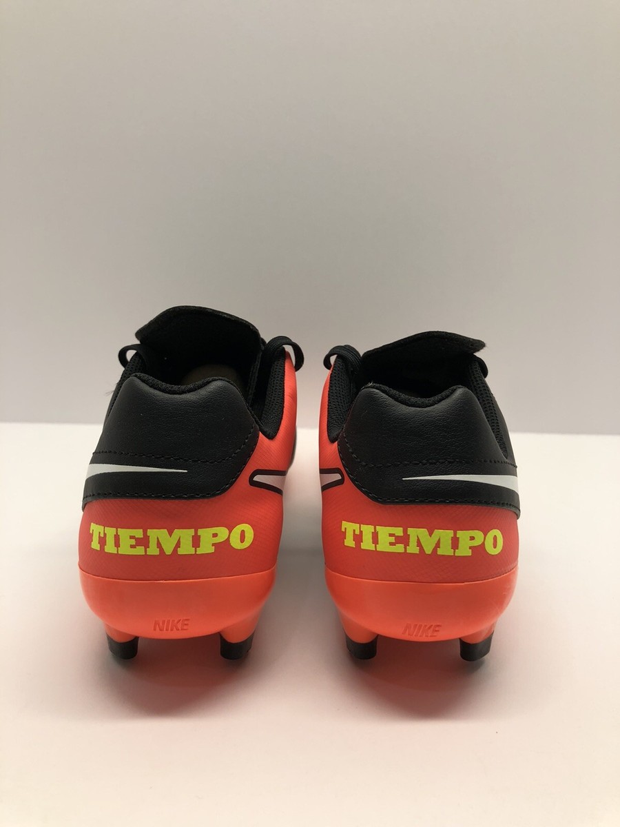 Nike Tiempo Genio‎ II FG Black Soccer Cleats Men\'s 7/ Women 8.5 Nike Tiempo Genio II FG Black Soccer Cleats Men\ main image 3