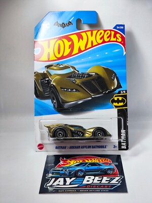 Hot Wheels 2025 Case C Arkham Asylum Batmobile Gold (Promo Combine