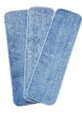 6 Pack 18 Inch Microfiber Dust Mop Pads / Microfiber Spray Mop Pads