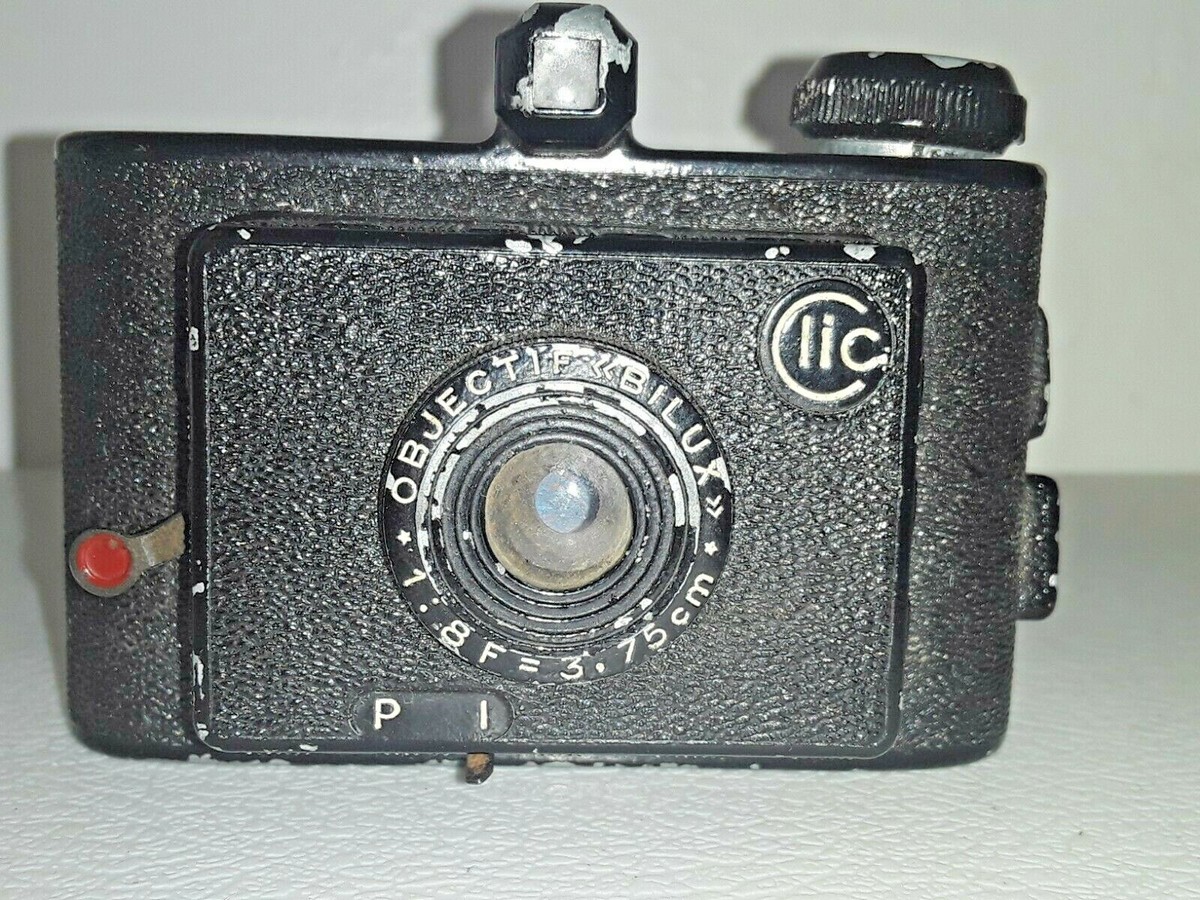 IDAM - CLIC - Colombes, France 1950 - Appareil en métal pour format 3x3 cm - Objectif Bilux