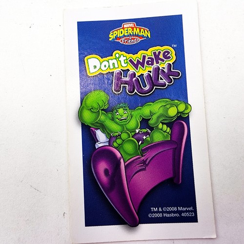 Dont Wake Hulk Board Game 2008 by Hasbro Marvell Spiderman & Friends Complete - Picture 13 of 16