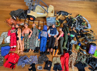 Hasbro Action Man Lot 1995 Karate Red GI Joe Collection Figures