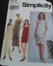 Easy simmer dress sewing patterns SALE!!