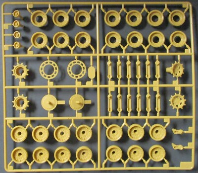 Trumpeter 1/35th Scale Korea Type 88 KI Tank - Parts Lot 1 from Kit No. 00343