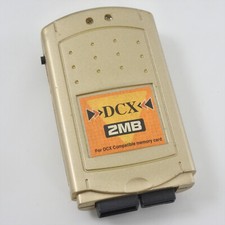 DCX GAME Series 2MB Compatible Memory Card Gold NO cap for Sega Dreamcast 1547