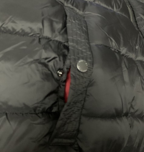 NWT Nautica Water Resistant Puffy Parka Mens Size Large Black Removable Hood O1 - Picture 7 of 11