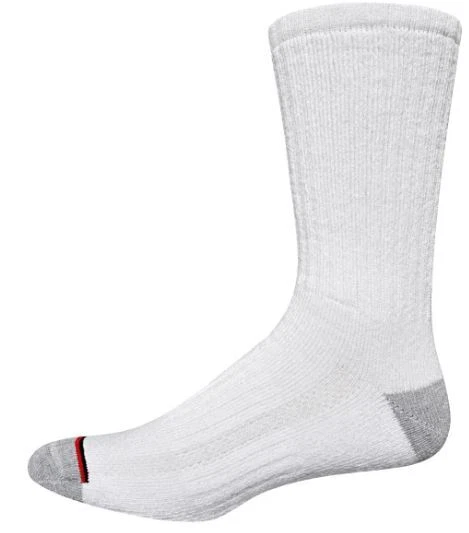 Paquete de 8 calcetines deportivos Kirkland Signature para hombre blancos ~ hechos en EE. UU. ~ Foto 2 de 4