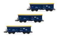 Rivarossi HR6589, 3Tlg. Set Selbstentladewagen, Pkp Cargo, Neu & Ovp, H0