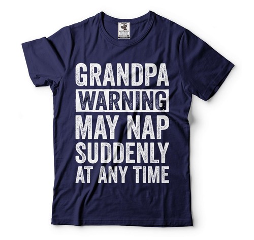 Mens Grandpa Tee Funny Grandpa Tee Grandpa May Nap Shirt Funny Grandfather Tee - 第 2/8 張圖片