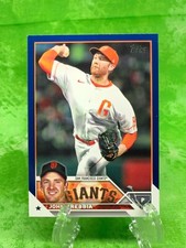 John Brebbia - Royal Blue - 2023 Topps Update Series #US157 San Francisco Giants