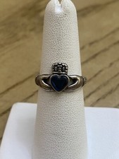 Wheeler Mfg. Vintage Navajo Inspired 925 Sterling Abalone Celtic Ring Sz 6.75