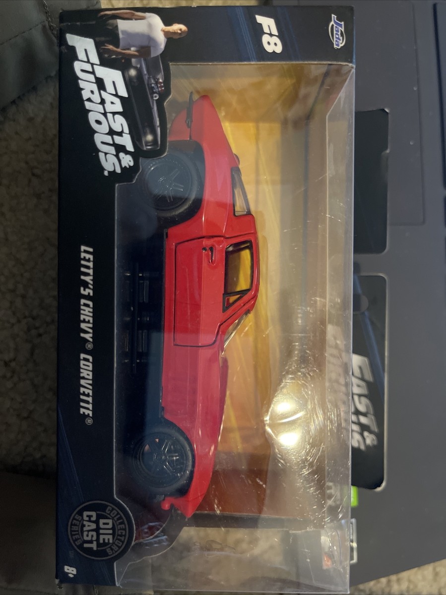 Jada Toys Fast & Furious Letty's 1966 Chevy Corvette Red Die Cast