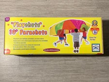 NEW Pacific Play Tents 18000 Playchute 10' Diameter Rainbow Parachute