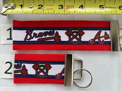 Atlanta Braves Keychain Gift 4 Him Her Mom Dad Grad Alum Stocking Stuff baseball