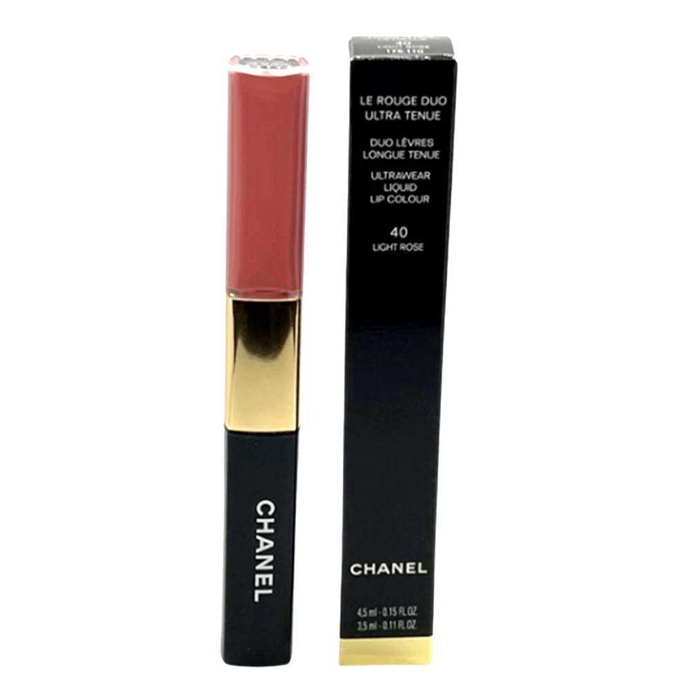 CHANEL Le Rouge Duo Ultra Tenue Ultrawear Liquid Lip Color#40 Light Rose 8 Hours