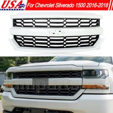 For Chevrolet Silverado 1500 2016 2017 2018 Summit White Front Grille Assembly