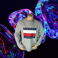 Tommy Hilfiger Mens Gray crew neck sweater size 2XL NWT 79