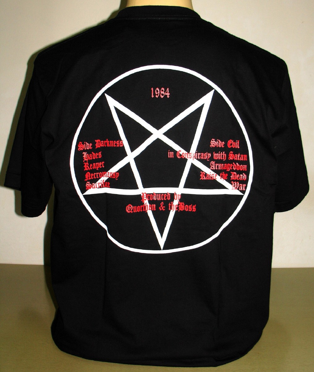 Bathory First Album Goat T-Shirt Size S M L XL 2XL 3XL Black Metal