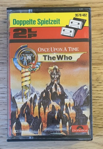 The Who - Once Upon A Time 1970s Doppelte Spielzeit Cassette Tape - Imagen 1 de 4