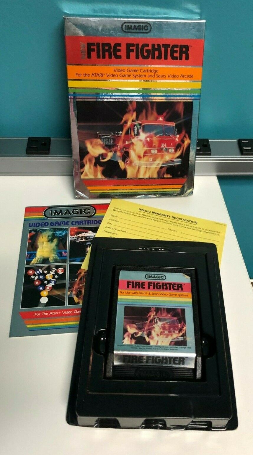Arcade Atari 2600 Imagic Fire Fighter (WORKING!)