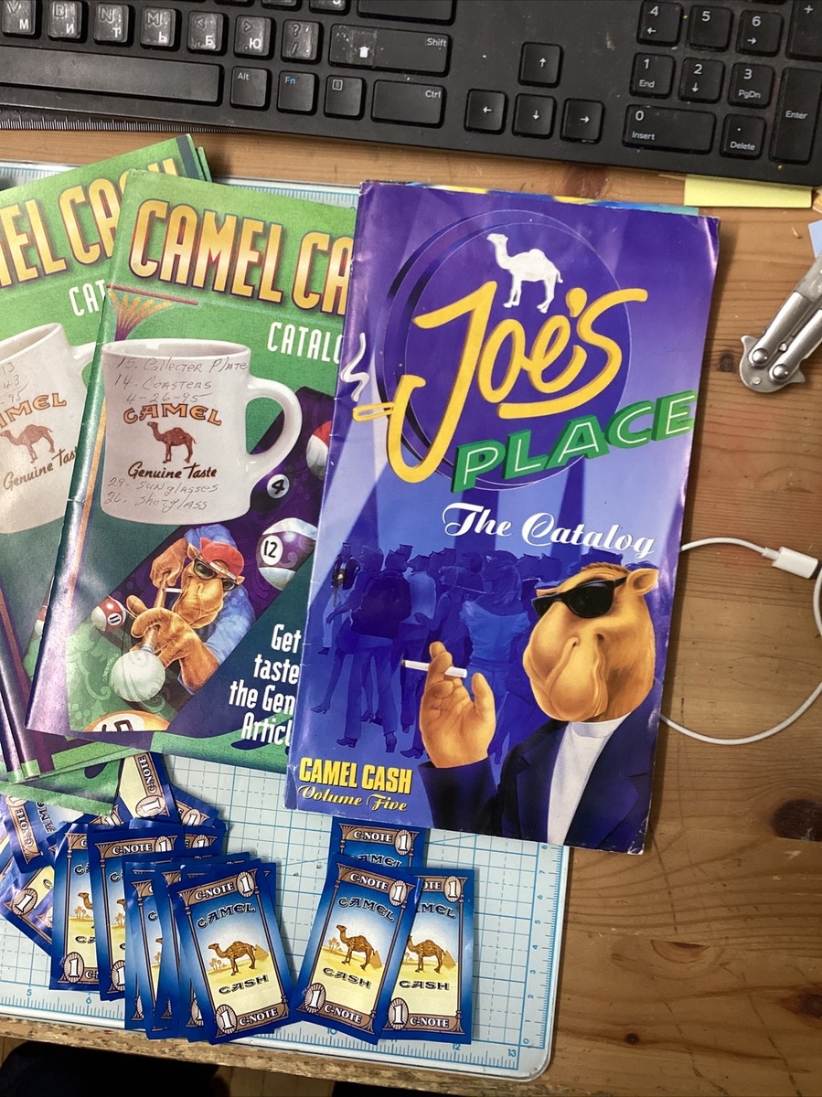 8 USED 1990's Camel Cash Catalogs- 7 Catalog Six's, 1 Volume 5+ 38