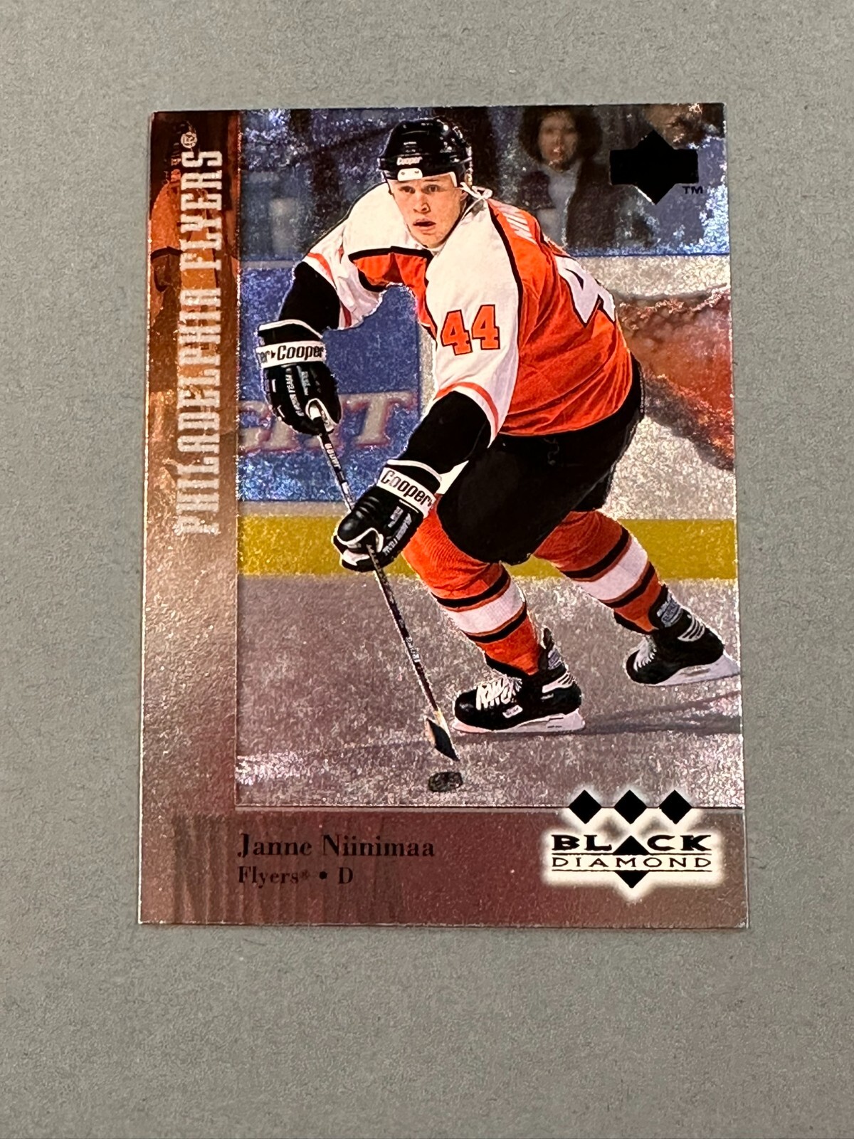 1996-97 Upper Deck Black Diamond Triple Janne Niinimaa #154 Philadelphia Flyers
