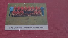 1. FC Nürnberg 1968,11xorig.sign.