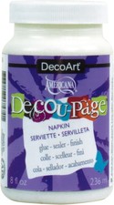 Deco Art DS12664 Americana Decou-Page Glue Widemouth Jar-8oz Napkin 4Pk 