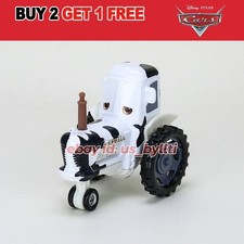 Mattel Disney Pixar Cars White Tractor 1:55 Diecast Car Toy, NEW Loose
