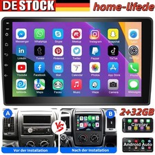 Für Fiat Ducato Citroen Jumper Android 14 Autoradio GPS NAVI Carplay RDS BT 32GB