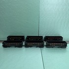 Lot of six Marx Lehigh Valley Coal Hoppers Mixed Trucks yellow and orange pics — photo 1